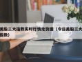 美股三大指数实时行情走势图（今日美股三大指数）