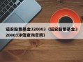 诺安股票基金320003（诺安股票基金320003净值查询官网）