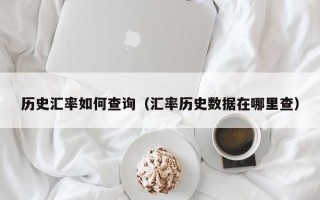 历史汇率如何查询（汇率历史数据在哪里查）