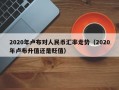 2020年卢布对人民币汇率走势（2020年卢布升值还是贬值）