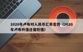 2020年卢布对人民币汇率走势（2020年卢布升值还是贬值）