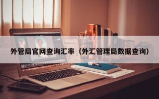 外管局官网查询汇率（外汇管理局数据查询）