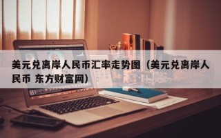 美元兑离岸人民币汇率走势图（美元兑离岸人民币 东方财富网）