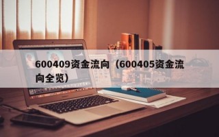 600409资金流向（600405资金流向全览）