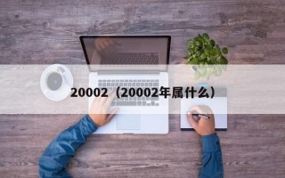 20002（20002年属什么）