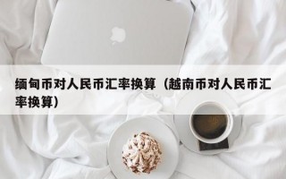 缅甸币对人民币汇率换算（越南币对人民币汇率换算）