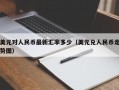 美元对人民币最新汇率多少（美元兑人民币走势图）