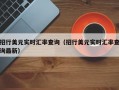 招行美元实时汇率查询（招行美元实时汇率查询最新）