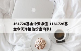 161726基金今天净值（161726基金今天净值估价查询表）