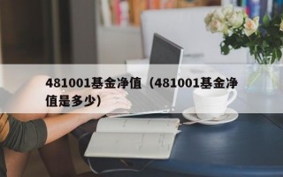 481001基金净值（481001基金净值是多少）