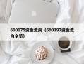 600175资金流向（600197资金流向全览）