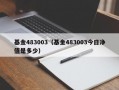 基金483003（基金483003今日净值是多少）