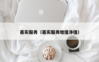 嘉实服务（嘉实服务增值净值）