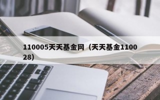 110005天天基金网（天天基金110028）