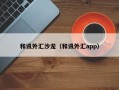 和讯外汇沙龙（和讯外汇app）