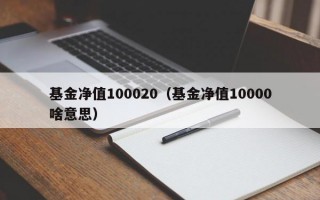 基金净值100020（基金净值10000啥意思）