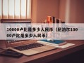 10000卢比是多少人民币（尼泊尔10000卢比是多少人民币）