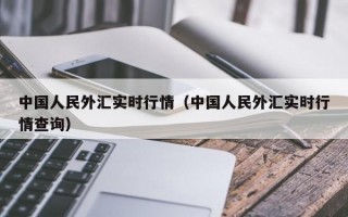 中国人民外汇实时行情（中国人民外汇实时行情查询）