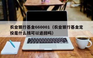 农业银行基金660001（农业银行基金定投是什么钱可以退回吗）