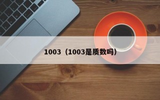 1003（1003是质数吗）