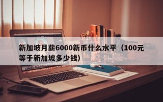 新加坡月薪6000新币什么水平（100元等于新加坡多少钱）