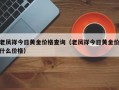 老凤祥今日黄金价格查询（老凤祥今日黄金价什么价格）