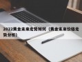 2022黄金未来走势如何（黄金未来价格走势分析）