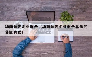 华商领先企业混合（华商领先企业混合基金的分红方式）