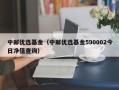 中邮优选基金（中邮优选基金590002今日净值查询）