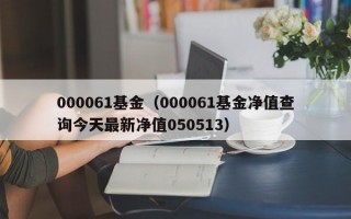 000061基金（000061基金净值查询今天最新净值050513）