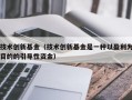 技术创新基金（技术创新基金是一种以盈利为目的的引导性资金）