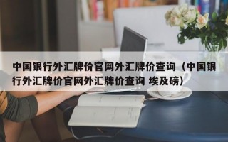 中国银行外汇牌价官网外汇牌价查询（中国银行外汇牌价官网外汇牌价查询 埃及磅）