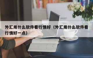 外汇用什么软件看行情好（外汇用什么软件看行情好一点）