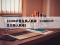 10000卢比兑换人民币（100000卢比兑换人民币）